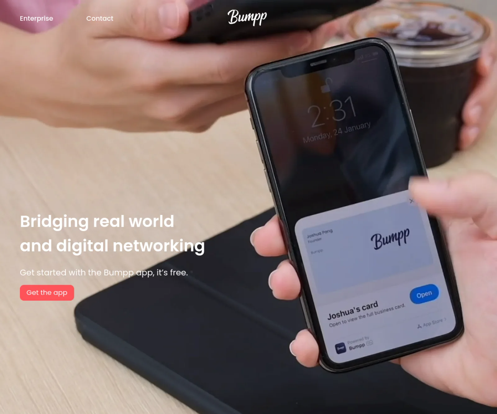 Bumpp Landing V2 website preview